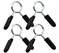 LAMXD Lot de 4 clips de serrage à ressort pour haltères - Pour barres d'haltère, gym, fitness, équipement d'haltérophilie (25 mm)