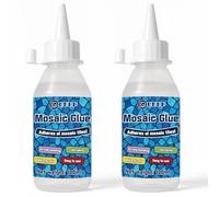 LAMXIN 200ml Colle Mosaique, Transparent Étanche Résistant à l'humidité Adhésif pour Mosaïque, Convient au Verre, à la Céramique, au Bois, Pour une Utilisation en Intérieur Comme en Extérieur