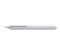 Lamy 1228088 plume f, modèle dialogue pianowhite 3 pt, blanc/argent/or