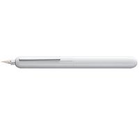 Lamy 1228090 Plume B Modèle Dialogue Pianowhite 3 Pt, Blanc/Argent/Or