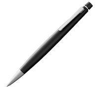 Lamy 2000 black- porte-mine élégant dans un boîtier en fibre de verre satiné - parfaitement équilibré - porte-mines avec recharge M 40 fine line en épaisseur de trait 0,7 mm et pointe gomme