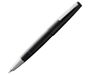 Lamy 2000 black - Stylo Plume élégant dans un corps robuste en fibre de verre - plume en or 14 ct., partiellement plaquée platine - largeur de trait OBB