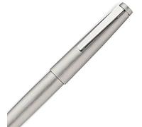 Lamy 2000 silver - stylo rollerball élégant en acier inoxydable robuste - parfaitement équilibré et à pointe moyenne - avec recharge rollerball M 63 en noir