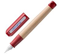 LAMY abc red - child-friendly Fountain Pen for writing beginners with ergonomic