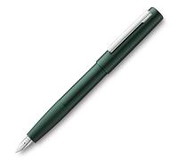Lamy aion 077 Stylo-plume moderne, de couleur vert foncé, dans un boîtier embouti sans couture en aluminium, surface brossée, rotative, calibre EF
