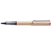 Lamy AL-star 350 Stylo roller pratique, en aluminium de couleur Cosmic anodisé, avec poignée transparente, recharge M 63, noir, largeur de trait M, 1 pièce (1 pièce)
