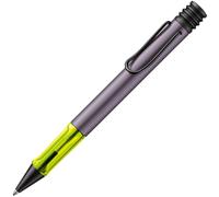 Lamy AL-star aubergine - Stylo à bille avec grip transparent et ergonomique - corps en aluminium léger - avec recharge M 16 de pointe moyenne et de grande capacité en noir