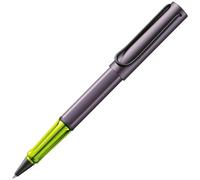 Lamy AL-star aubergine - Stylo roller avec grip transparent et ergonomique et largeur de trait M - corps en aluminium léger - avec recharge roller M 63 en noir