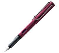 Lamy AL-star black purple - Stylo Plume avec grip ergonomique et plume acier en taille M - corps en aluminium léger - avec cartouche T 10 bleue - Droitier