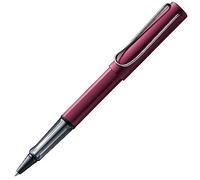 Lamy AL-star black purple - Stylo roller avec grip transparent et ergonomique et largeur de trait M - corps en aluminium léger - avec recharge roller M 63 en noir