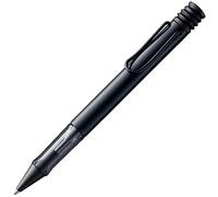 Lamy AL-star black - Stylo à bille avec grip transparent et ergonomique - corps en aluminium léger - y compris la recharge M 16 de pointe moyenne et de grande capacité en noir