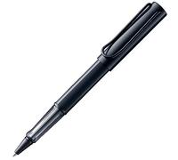 Lamy AL-star black - Stylo roller avec grip transparent et ergonomique et largeur de trait M - corps en aluminium léger - avec recharge roller M 63 en noir