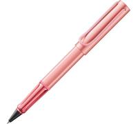 Lamy AL-star flamingo - Stylo roller avec grip transparent et ergonomique et largeur de trait M - corps en aluminium léger - avec recharge roller M 63 en noir