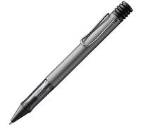 Lamy AL-star graphite - Stylo à bille avec grip transparent et ergonomique - corps en aluminium léger - y compris la recharge M 16 de pointe moyenne et de grande capacité en noir