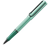 Lamy AL-star mint - Stylo roller avec grip transparent et ergonomique et largeur de trait M - corps en aluminium léger - avec recharge roller M 63 en noir