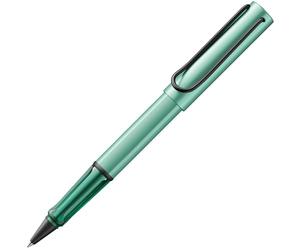 Lamy AL-star mint - Stylo roller avec grip transparent et ergonomique et largeur de trait M - corps en aluminium léger - avec recharge roller M 63 en noir