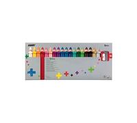 LAMY Crayon de couleur 3-en-1 3plus, étui carton de 18