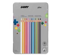 Lamy Crayon De Couleur Triangulaire Plus, Étui Métal De 12