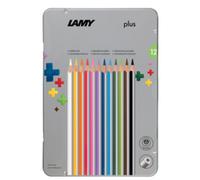 [1222009] LAMY Crayon de couleur triangulaire plus, étui métal de 12