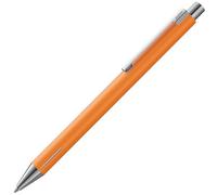 Lamy econ apricot matt - stylo à bille avec corps en acier inoxydable - clip courbé distinctif et zone de préhension innovante - avec recharge grande capacité M 16 en largeur de trait M en noir