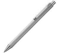 Lamy econ brushed - stylo à bille avec corps en acier inoxydable - clip courbé distinctif et zone de préhension innovante - avec recharge grande capacité M 16 en largeur de trait M en noir