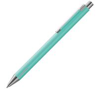 Lamy econ lagoon matt - stylo à bille avec corps en acier inoxydable - clip courbé distinctif et zone de préhension innovante - avec recharge grande capacité M 16 en largeur de trait M en noir