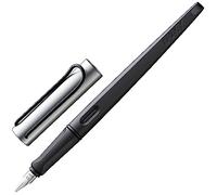 Lamy joy AL - Stylo-plume calligraphique avec grip ergonomique et plume en acier poli d'une largeur de trait de 1,1 mm - Stylo-plume avec ressort de traction - avec cartouche d'encre T 10 bleu