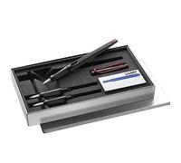 Lamy joy Set stylo plume calligraphie black - stylo plume avec 3 plumes différentes (1.1/1.5/1.9 mm) - Avec plume à traction et grip ergonomique - avec 5 cartouches d'encre bleue T 10