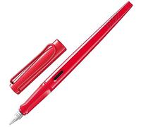 Lamy joy strawberry - Stylo-plume calligraphique avec grip ergonomique et plume en acier poli d'une largeur de trait de 1,5 mm - Stylo-plume avec ressort de traction & cartouche d'encre T 10 bleu
