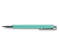 Lamy Logo M+ Stylo à bille 204 - Kuli en plastique incassable de couleur lagon turquoise avec unité de poussée à clip intégrée - Avec recharge grande capacité - Largeur de trait M, 1 pièce (1 pièce)