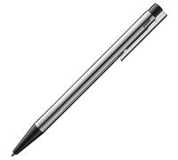 Lamy logo matt black - Stylo à bille dans un corps élégant et robuste en acier inoxydable - avec recharge de grande capacité M 16 de pointe moyenne en noir