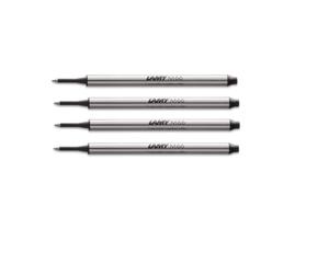Lamy Lot De 4 Recharges Pour Stylo Roller M66 Pointe Moyenne Noir