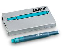 Lamy Lot de 5 paquets de 25 cartouches d'encre T10 Turquoise