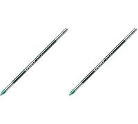 Lamy M 21 Mine 803 - Mine à bille en métal de couleur verte avec pointe en acier - Pour tous les stylos multi-systèmes (Lot de 2)