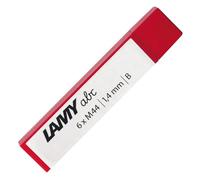 Lamy M44 mines de crayon grises (6 pièces) - Mines de rechange originales pour le crayon abc - dureté B et largeur de trait 1,4 mm