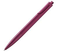 Lamy noto burgundy stylo à bille - stylo à bille avec corps triangulaire en plastique - clip émergeant du contour du corps - avec recharge grande capacité M 16 en largeur de trait M en noir