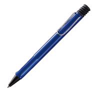 Lamy safari blue - Stylo à bille avec grip ergonomique et largeur de trait M - pour une écriture longue et agréable - en plastique robuste ASA - avec recharge grande capacité M 16 en bleu