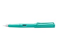 Lamy Safari Candy 1234847 Stylo plume 21 - Stylo-plume moderne de couleur aigue-marine avec poignée ergonomique et design intemporel - Épaisseur du ressort M - Modèle spécial