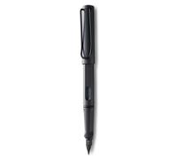 LAMY Safari Fountain Pen, Charcoal Broad Nib (L17B)