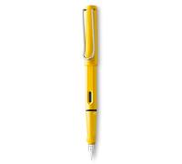 LAMY Safari Fountain Pen, Yellow Medium Nib (L18M) by Lamy