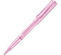 Lamy safari lightrose - Stylo roller avec grip ergonomique et largeur de trait M - pour une écriture longue et agréable - en plastique robuste ASA - avec recharge roller M 63 en noir