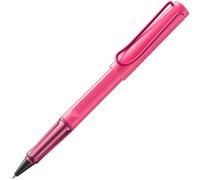Lamy safari neonpink - Stylo roller avec grip ergonomique et largeur de trait M - pour une écriture longue et agréable - en plastique robuste ASA - avec recharge roller M 63 en noir