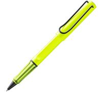 Lamy safari neonyellow - Stylo roller avec grip ergonomique et largeur de trait M - pour une écriture longue et agréable - en plastique robuste ASA - avec recharge roller M 63 en noir