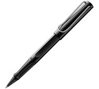 Lamy safari roll-ink black - Stylo roller à cart. d'encre avec grip ergonomique et largeur de trait M - pour une écriture agréable et longue durée - en plastique ASA robuste - cart. bleue T10
