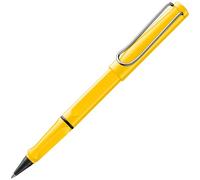 Lamy safari roll-ink yellow - Stylo roller à cart. d'encre avec grip ergonomique et largeur de trait M - pour une écriture agréable et longue durée - en plastique ASA robuste - cart. bleue T10