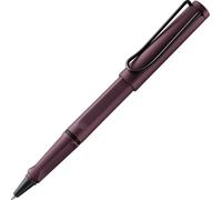 Lamy Stylo roller Safari Scarlet – Poignée ergonomique, trait M, boîtier ASA, mine M63 bleu