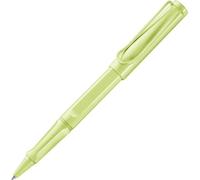 Lamy safari springgreen - Stylo roller avec grip ergonomique et largeur de trait M - pour une écriture longue et agréable - en plastique robuste ASA - avec recharge roller M 63 en noir