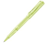 Lamy safari Springgreen Stylo roller classique intemporel avec poignée ergonomique et largeur de trait M - Boîtier en plastique ASA robuste - Avec mine M 63 en bleu