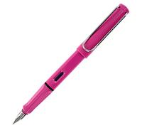 Lamy - Safari Stylo-plume pour droitier, plume acier fine F - Rose