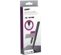LAMY Safari Twin Pen EMR All Black (Pointe PC/EL) - Stylet 2 en 1 pour de Nombreux appareils Android & Stylo à Bille - avec Grip Ergonomique - écrire & Dessiner sur Supports digitaux & Papier